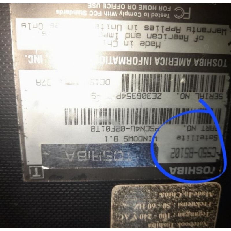 mainboard toshiba C55D