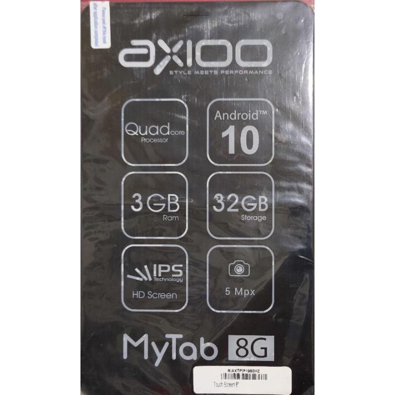 BUB Touch Screen Axioo My Tab 8g / Tab Axio Picopad 7 / Ts Tab My8g / Layar Sentuh Axioo Mytab8g /