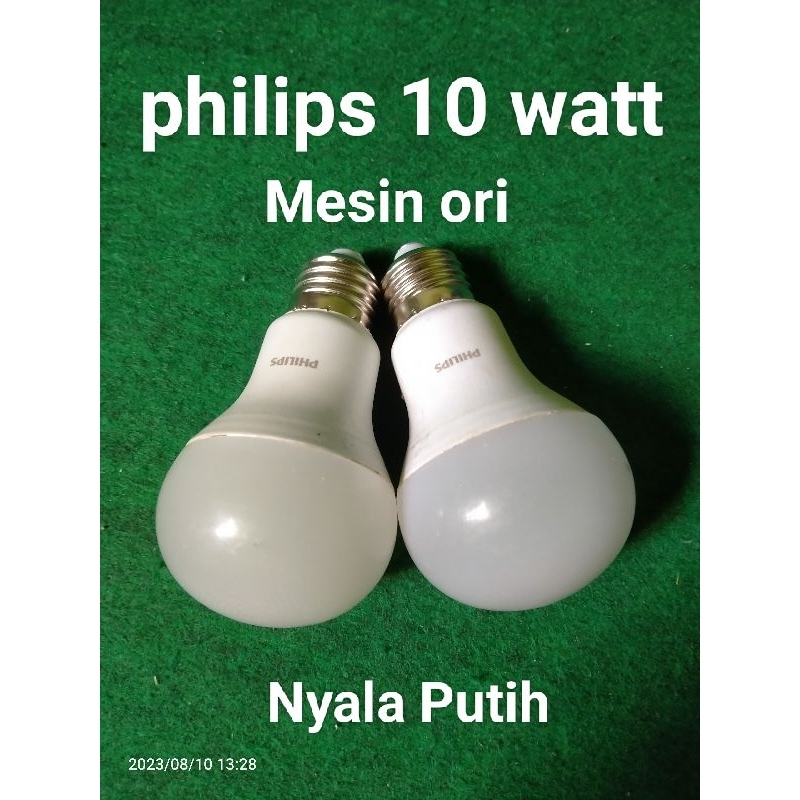 Lampu led philips bekas/rekondisi 10 watt (mesin ori)