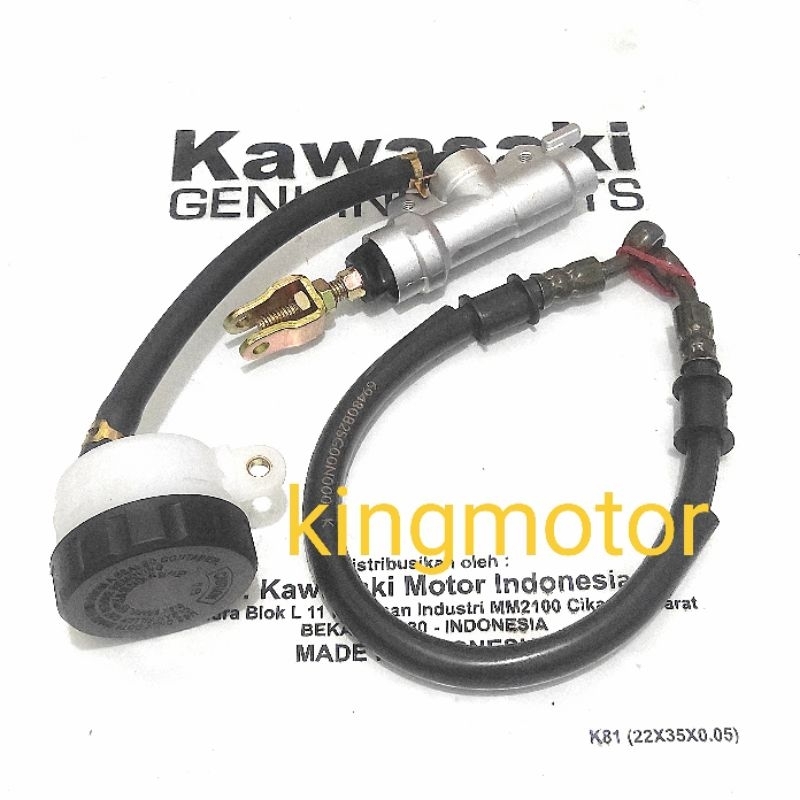 Master Rem+Selang Rem Belakang Kawasaki Ninja R, Ninja RR, Ninja SS