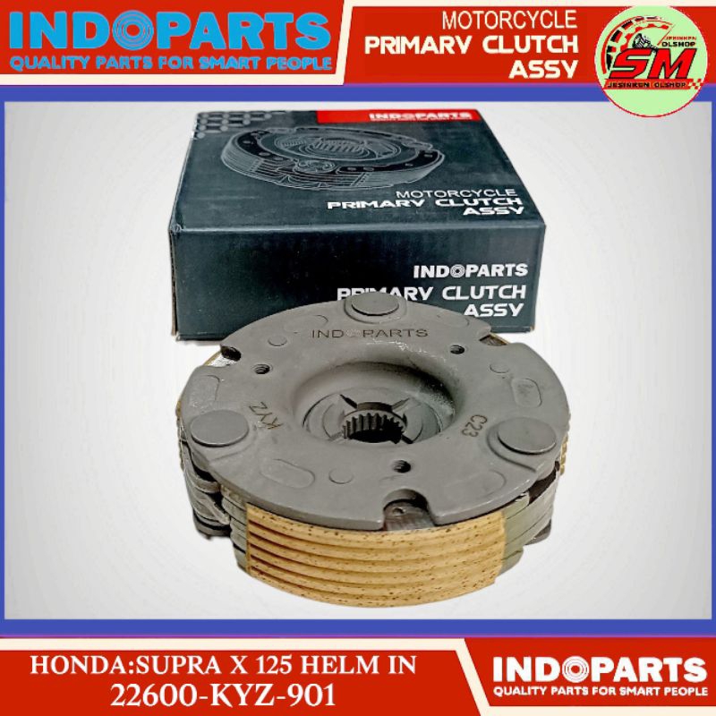Kampas Ganda Otomatis Set Honda Supra X125 Helm in Indoparts 22600-KYZ-901