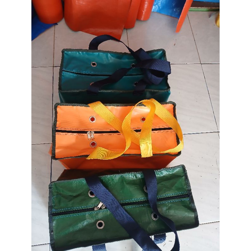 Tas Pancing ikan / Box Terpal pancing / Box terpal Serbaguna