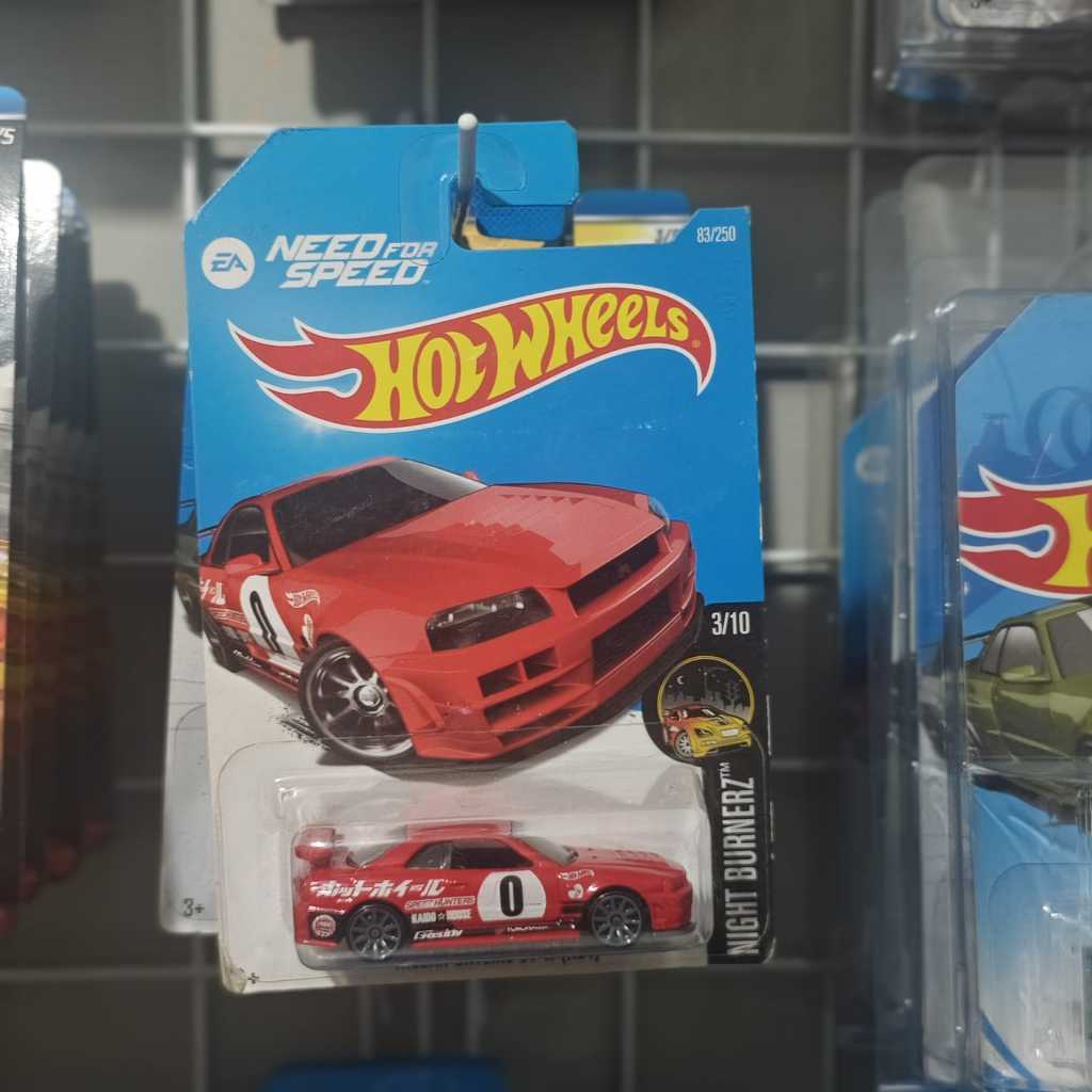 Hot Wheels Nissan Skyline GTR R34 Merah Need for Speed
