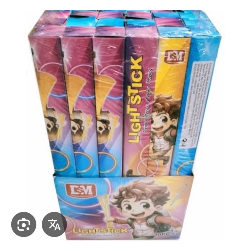 

light stick permen lampu