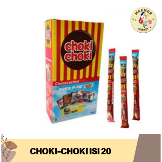 

Choki Choki Chococashew - Netto 20 Pcs X 11 Gr