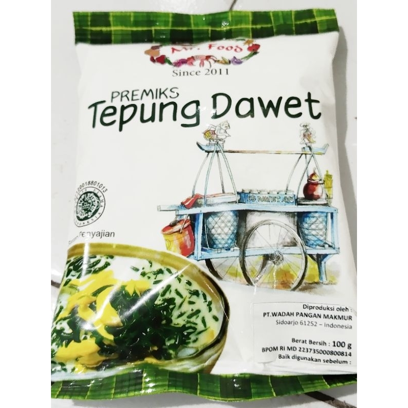 

Tepung Dawet Premix Sruut Tradisional 100 Gram
