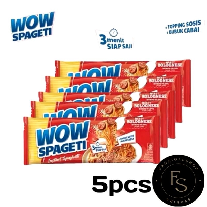 

COD Bundling 5pcs NEW WOW SPAGETI CERBONARA
