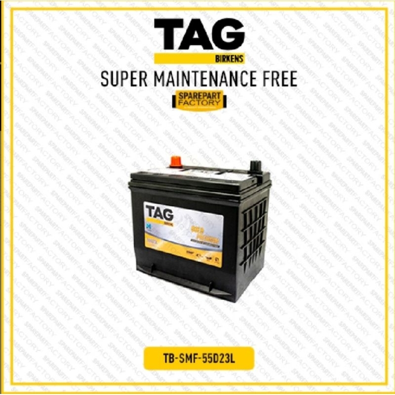 Aki TAG MF 55D23L 60 Ah Mazda/Innova/Mirage/Outlander