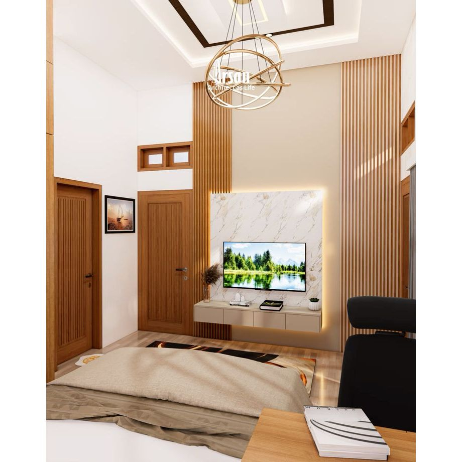 Jasa Desain Interior Bedroom Kamar Tidur Japandi Custom - FREE Konsultasi