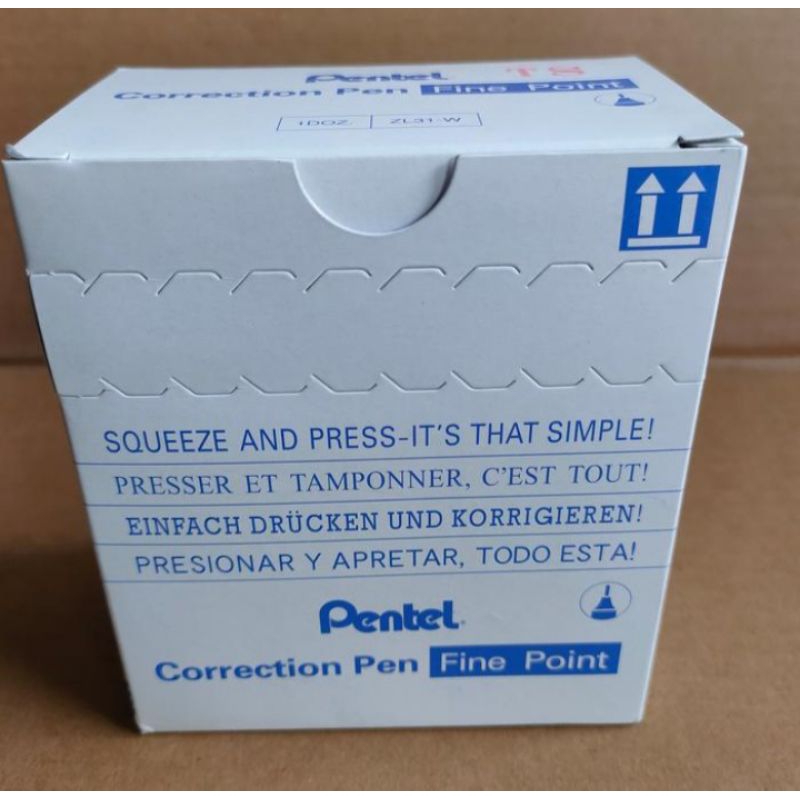 

Pentel Correction Pen Fine Point ZL31 W - Doz isi 12 Pcs.