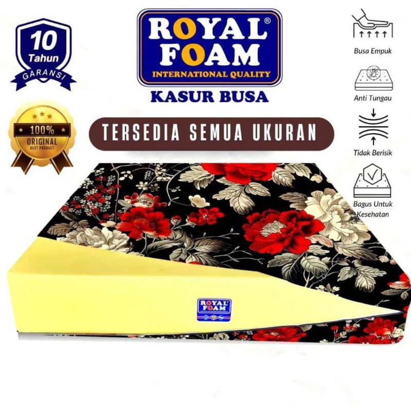 KASUR SPON ROYAL FOAM KASUR BUSA TEBAL 20CM BERGARANSI REASMI 10 TAHUN