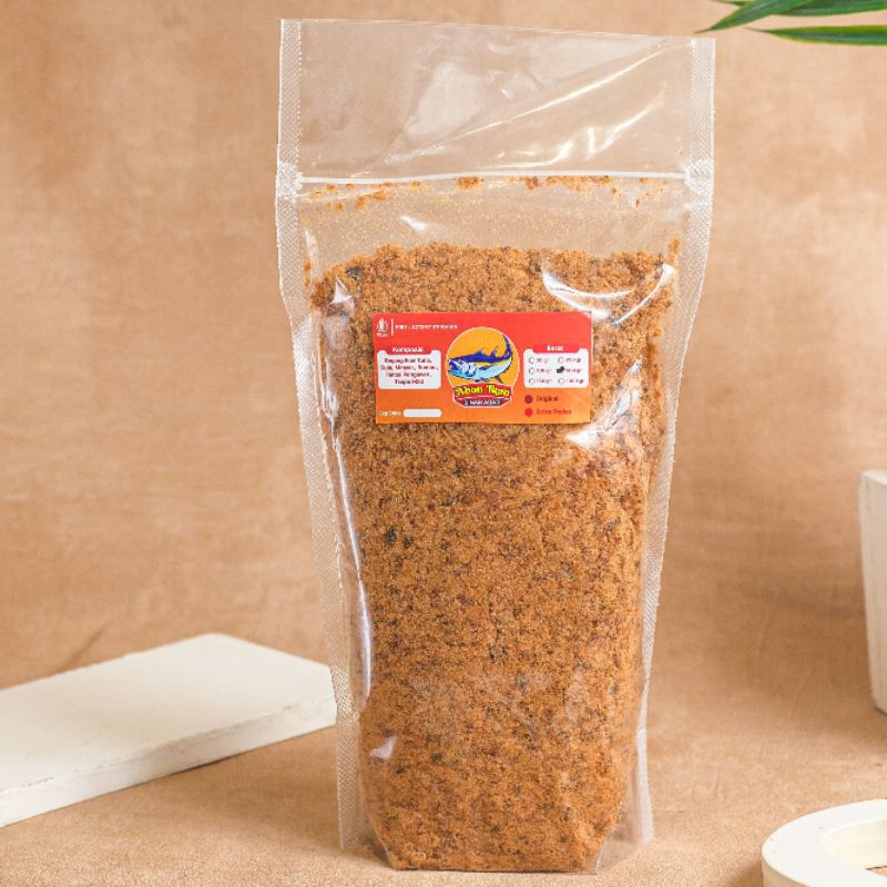 

[IKAN TUNA 500GR] ABON IKAN ASLI JOGJA ORIGINAL & EKSTRA PEDAS ENAK MANIS GURIH