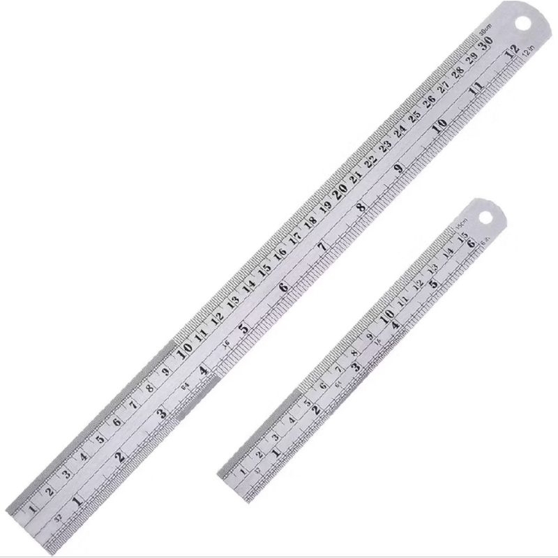 

WS - Penggaris Stainless / Penggaris Tukang / Stainless Steel Ruler 30 CM