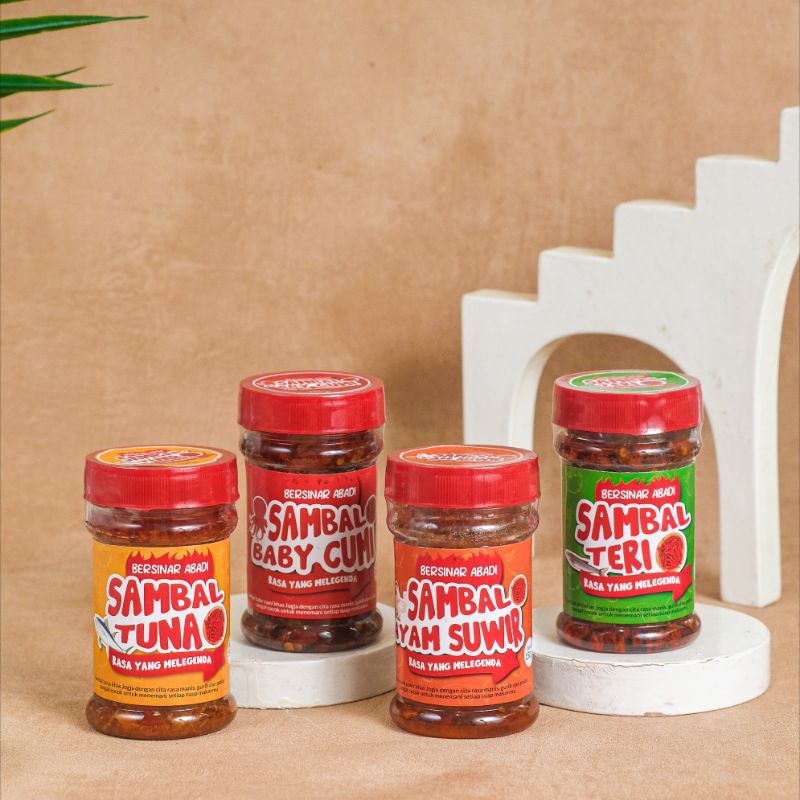 

[PAKET SAMBAL] PAKET HEMAT BELI 4 SAMBAL TOPLES ASLI JOGJA ENAK PEDAS MANIS GURIH