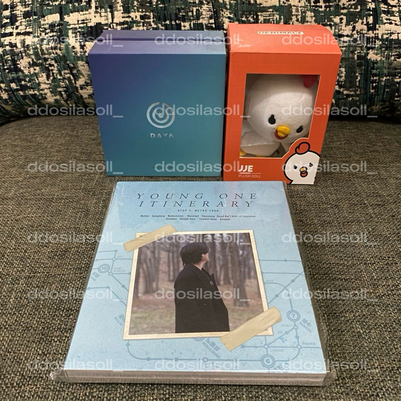 [BOOKED] Denimalz Jje Plush Young One Itinerary Stop 2 Lightband LB Ver 1 2 3 Day6 Bang Kke Pil Don 