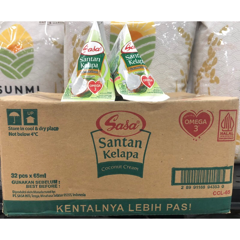 

Sasa Santan Kelapa Cair Dus ( isi 32x65ml )