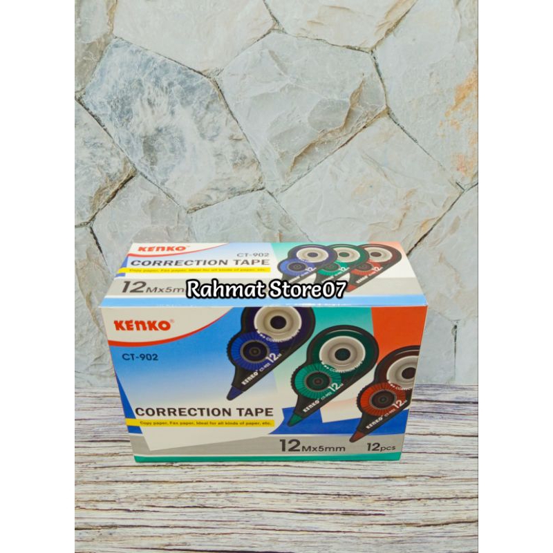 

Pita Kenko/Pita Correction Tape Kenko CT-902 12m X 5mm isi 12 Pcs