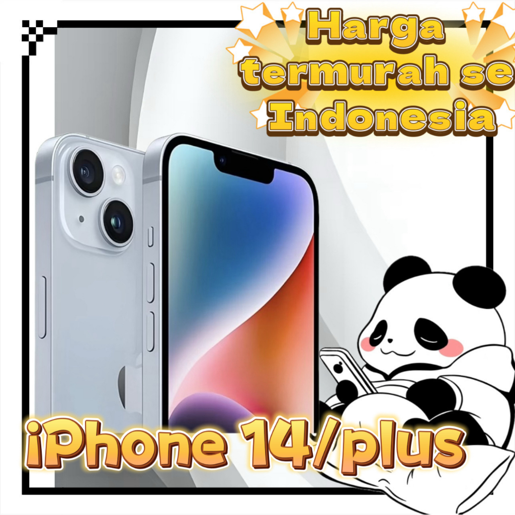 IPHONE 14/14plus 128GB / 256GB | Second Ori | Mulus 99% | Fullset | Face ID Aktif