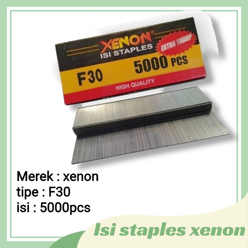 

Xenon F30 isi staples mesin paku tembak f30 / Xenon F25 F 25