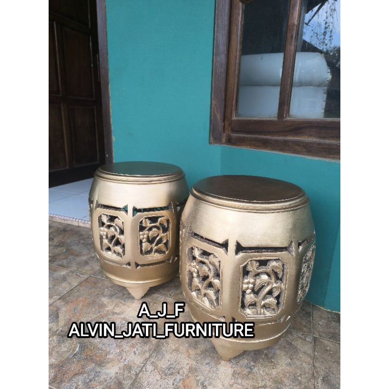 Kursi kendang/kursi kendang jati/kendang jati/kursi cumi/kendang kayu