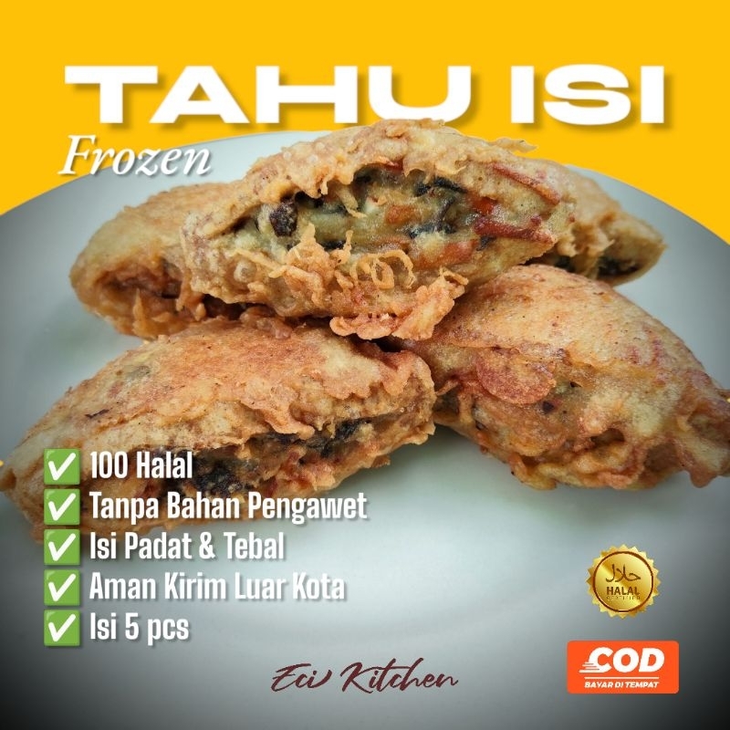 

Tahu Isi Frozen isi 5 pcs / Tahu isi Sayur / Tahu Jeletot Frozen