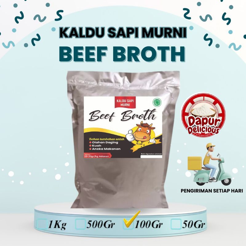 

Beef Broth (100gr) / Kaldu Sapi Murni / Ekstrak Sapi Murni