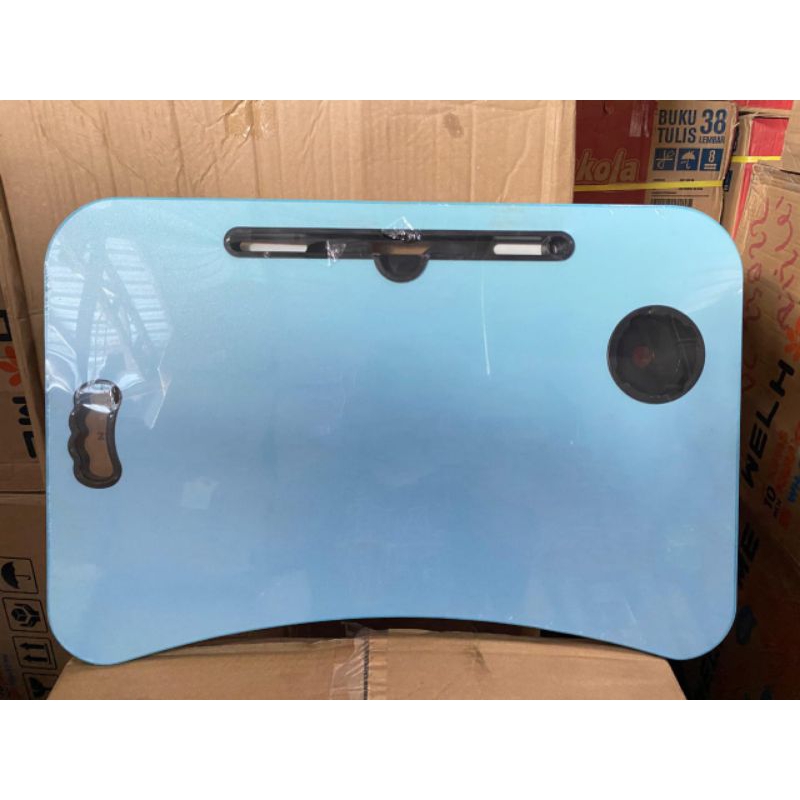 Meja Laptop Lipat Polos Anak / Meja Portabel anak / Meja Belajar