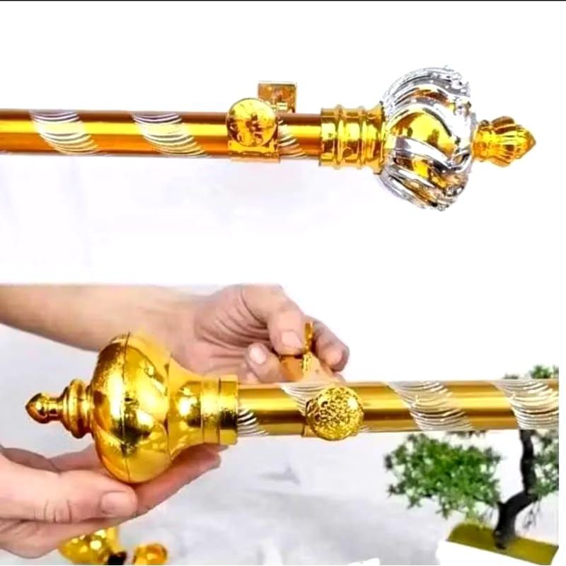 Besi gorden fullshet/besi batang gorden/tiang hordeng jendela