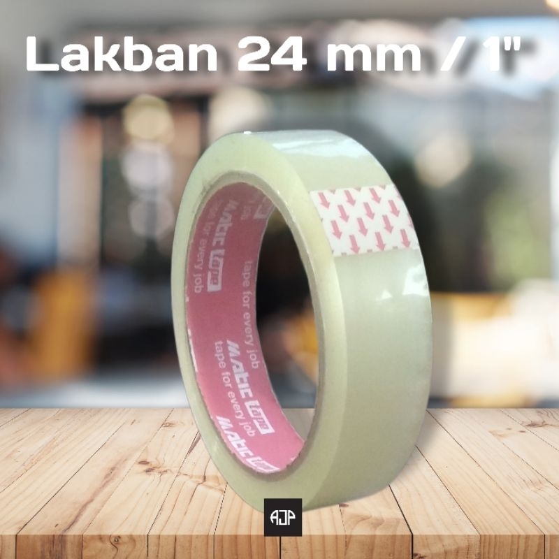 

Lakban Bening 1 Inchi / 24 mm | 12 pcs
