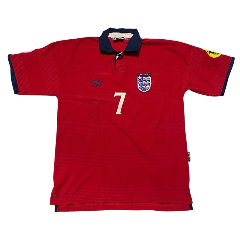 Umbro England away euro 2000 david beckham jersey