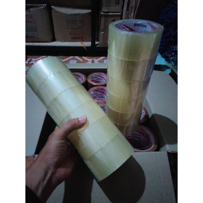 

lakban bening 45mm 1 slop (6pcs)