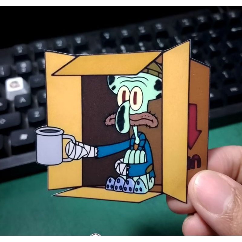 

STIKER SQUIDWARD NGEMIS TAHAN AIR WATERPROOF