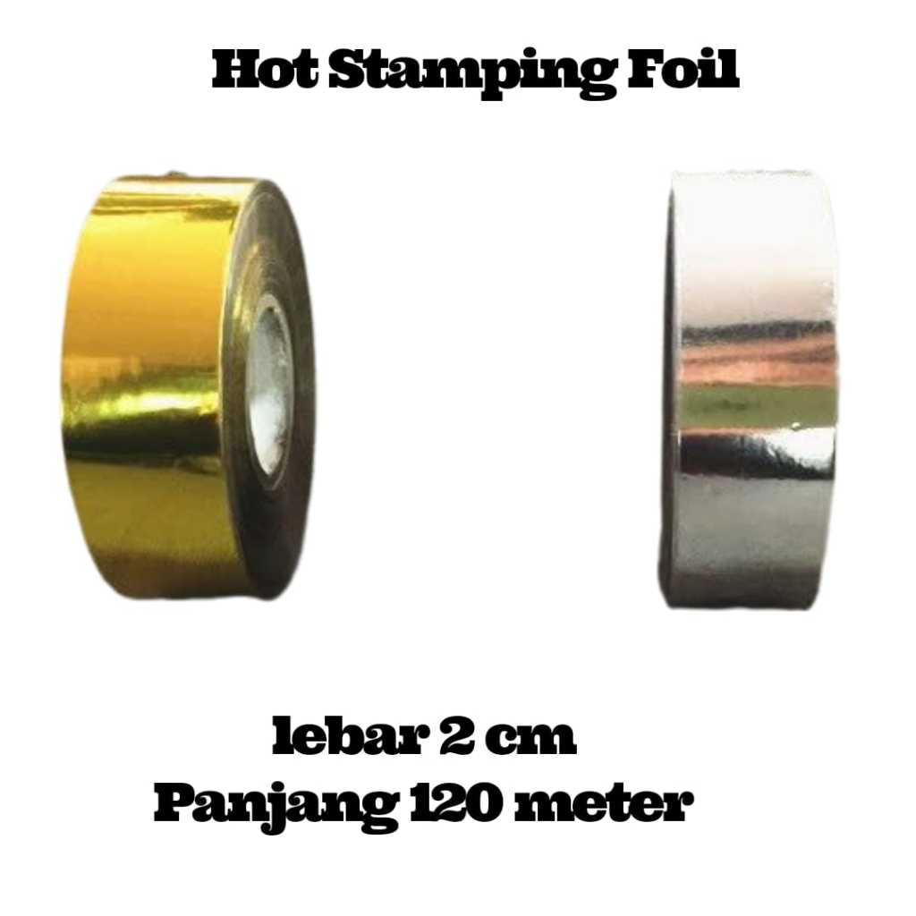 

Foil embos hotprint Merk Dragon Lebar 2cm Panjang 120mtr