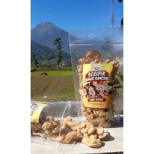

Lare Dieng ~ Keripik Jamur Kancing/Mushroom oleh-oleh Dieng