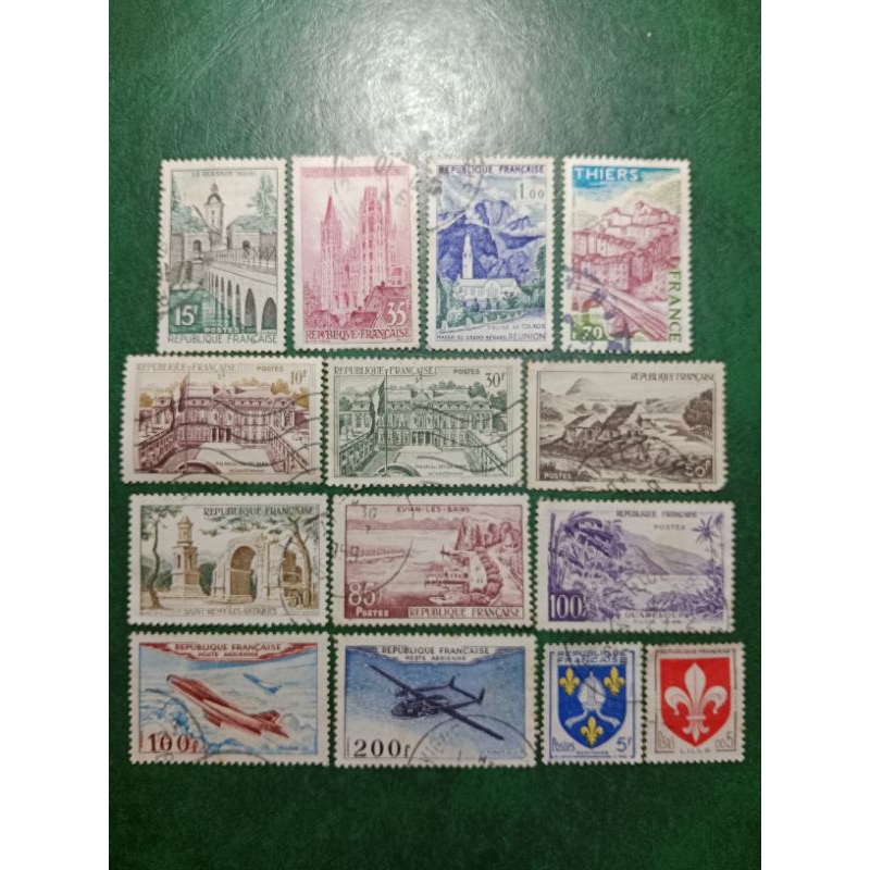 

Prangko Perancis 14 Pcs Campur USED