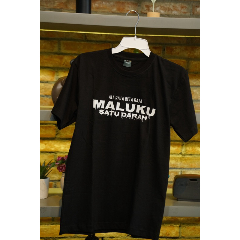 kaos hitam sablon ale rasa beta rasa maluku satu darah