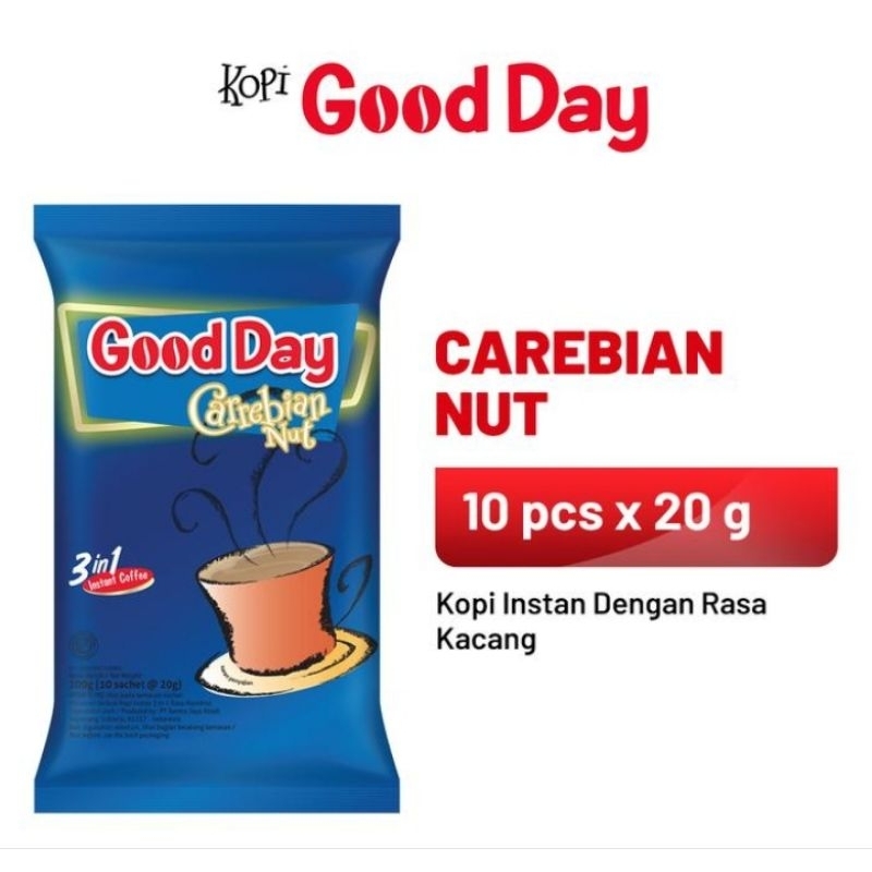 

Good Day Carrebian Nut 1 Pack 10 x 20 gr
