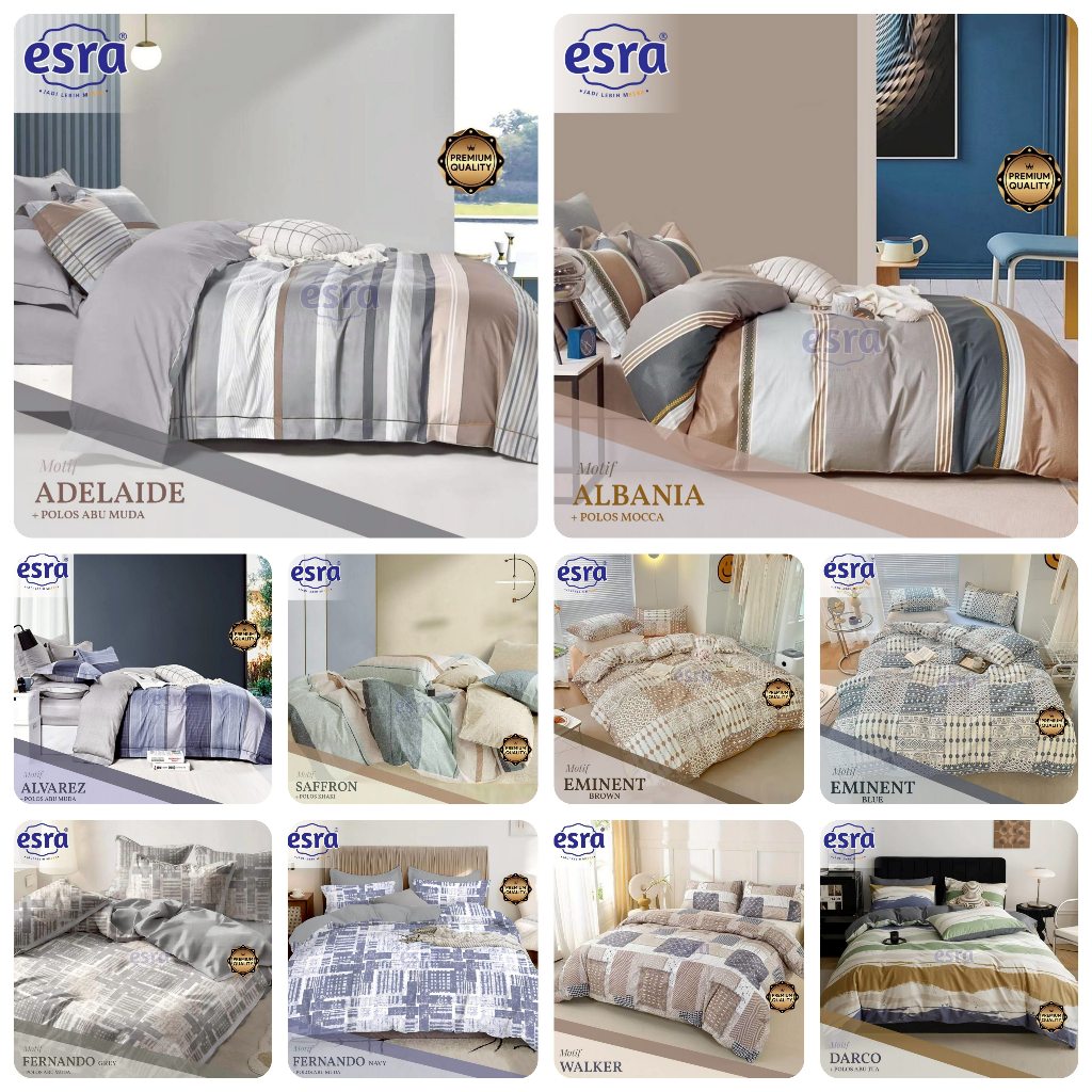 Sprei ESRA Dewasa Motif Abstrak Koleksi Terbaru II