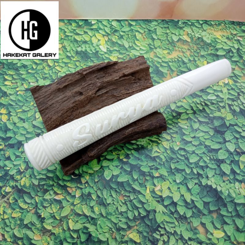 Once pipa tulang sapi super jumbo ukir Surya F51