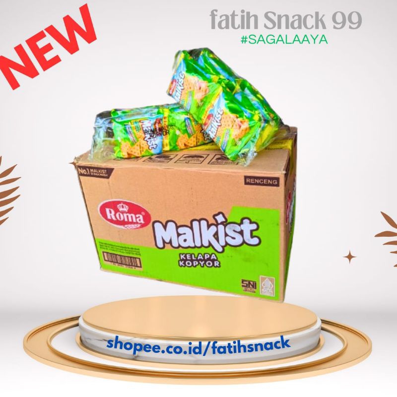 

ROMA MALKIS KELAPA KOPYOR SACHET ISI 12 PAK X 10 PCS X 21G