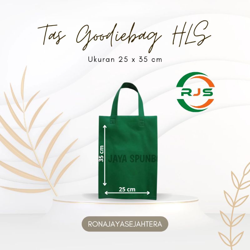 

(Isi 12 pcs) Lusinan Tas HLS 25x35 Tas Tali Pres Tas Tali Tas Bingkisan Tas Hampers Tas BelanjaTas Spunbond