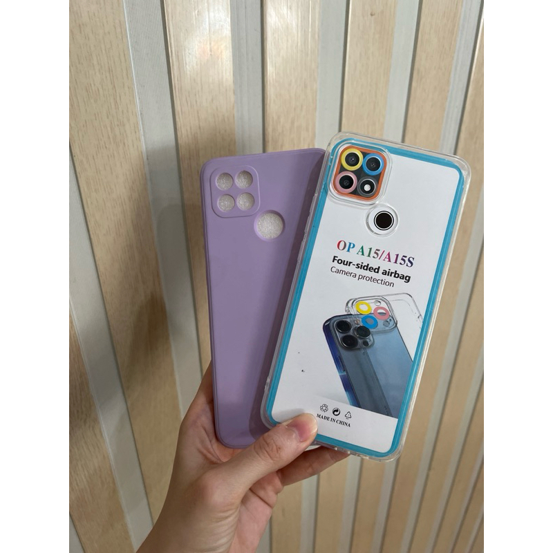 OPPO A15/A15S CASE POLOS BENING CLEAR WARNA OPPO A15/A15S