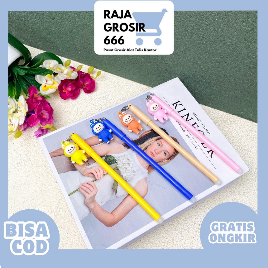 

PULPEN GANTUNGAN LABUBU FULLBODY PG-1873 BOLPEN PENA PEN CREAM CONE POP MART MONSTER COD SOUVERNIR