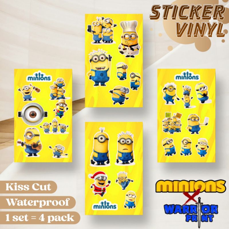 

STIKER MINIONS VINYL WATERPROOF UNTUK LAPTOP/HP/KULKAS/AC/DLL