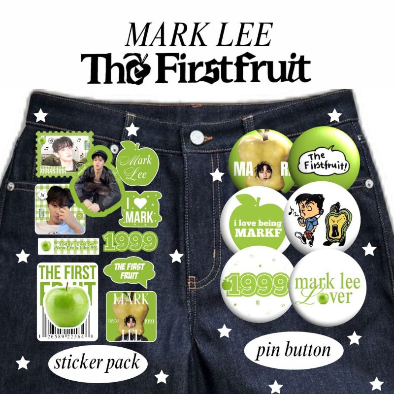 

[READY STOCK] THE FIRST FRUIT MARK LEE STICKER & PIN BUTTON DECO GLITTER AESTHETIC CUTE NCT 127 NCT DREAM NCTZEN MARKF 1999 GOLDEN HOUR CHILD +82 PRESSIN FRAKSITYA 200 ROCKSTAR MARKFRIEND FANS KPOP KPOPERS BOYGROUP SUPERM MARKF