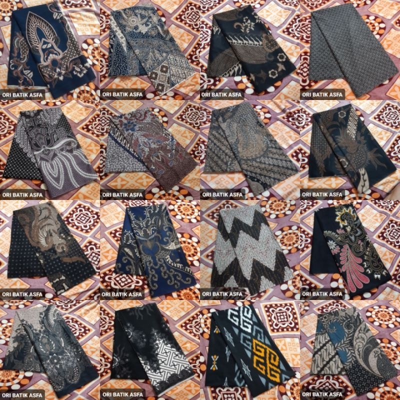 KAIN BATIK ORI BATIK ASFA KATUN HALUS PREMIUM / SARIMBIT KELUARGA / SERAGAM KERJA KANTOR / KEMEJA/ K