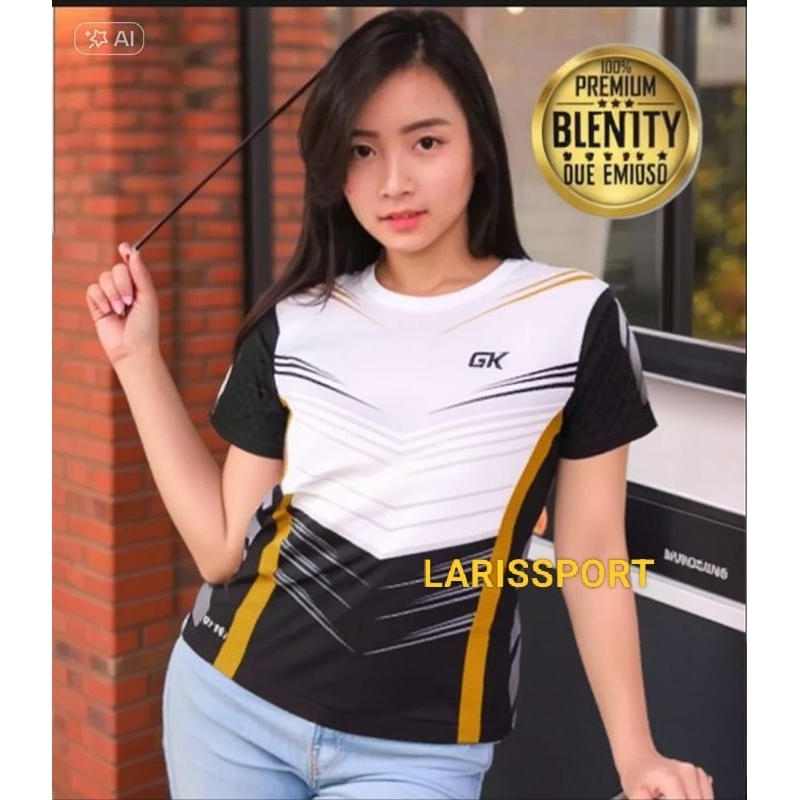 New Kaos Olahraga Cewek Full Printing Jersey Voli Wanita Full Printing Baju Voli Cewek premium