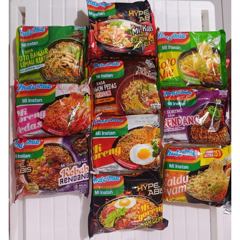

PAKET INDOMIE MIX ISI 10 PCS MURAH