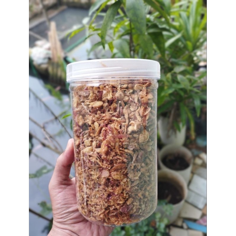 

Bawang Goreng Merah Satu Toples Besar Brebes Grade A Bumbu Masakan Spices Rempah Bahan Bawang Goreng original Segar Fresh dari Pabrik - Bubuk