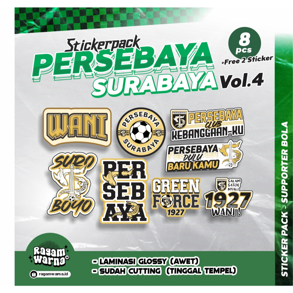 

Stiker Persebaya, Bonek, Cutting (Gold) - STIKER HELM - AKSESORIS HP - STIKER TUMBLER